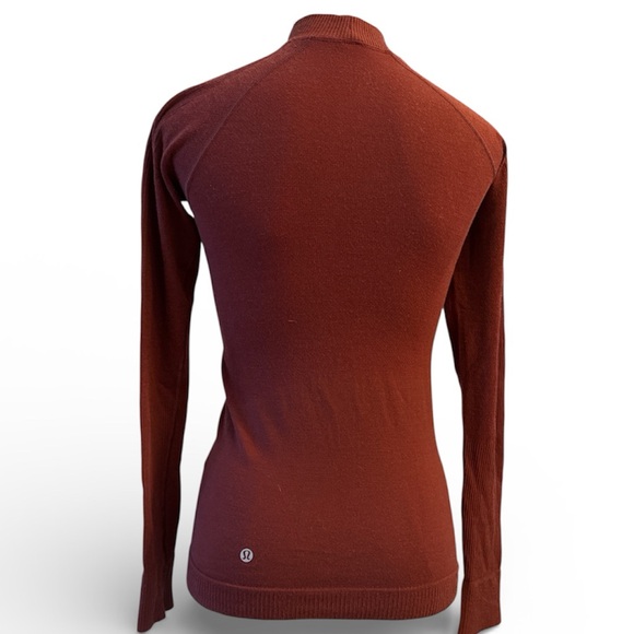 Lululemon FAB! Keep The Heat Thermal Long Thumbholes Sleeve Top in Savannah  S - Picture 2 of 3